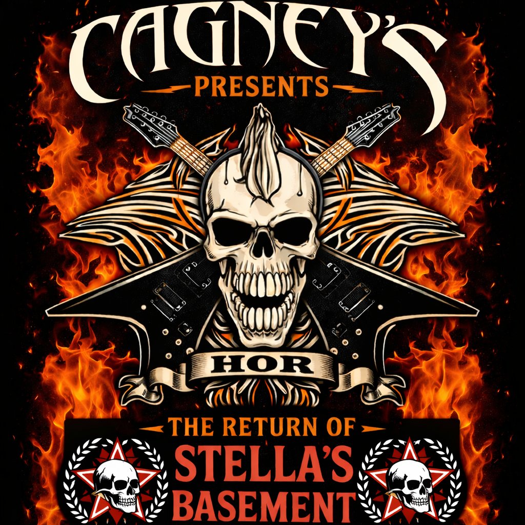 STELLA'S BASEMENT - LIVE - FRI AUG 21, 2026 - CAGNEYS HOUSE OF ROCK - 33328